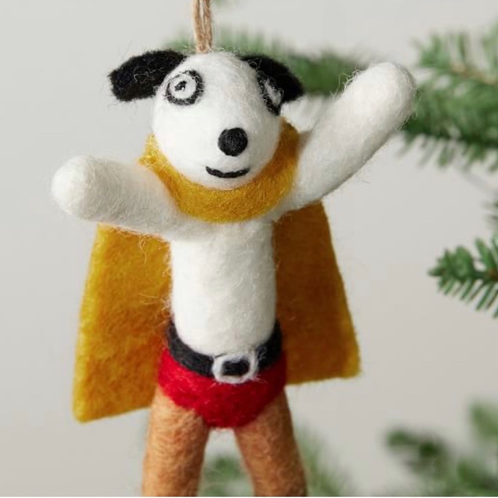 ❤️POTTERY BARN❤️St.Jude Superhero Dog Ornament